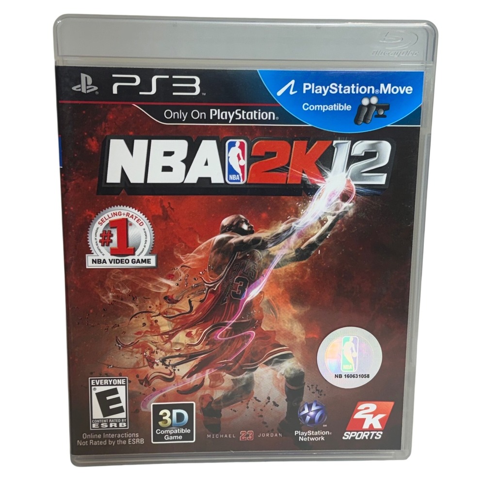 2K Sports NBA 2K12 PS3 Michael Jordan Cover Basketball Video Game With Manual